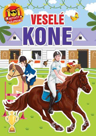 Kniha: Veselé kone - 101 aktivít s nálepkamiautor neuvedený
