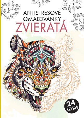 Kniha: Zvieratá - Antistresové omaľovánkyautor neuvedený