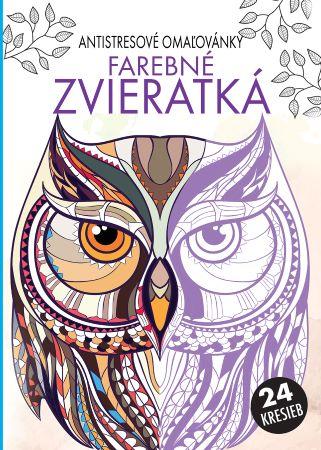 Kniha: Farebné ziveratká - Antistresové omaľovánkyautor neuvedený