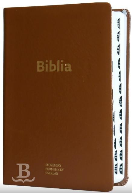 Kniha: Biblia - Slovenský ekumenický preklad (koža) štandardný formátautor neuvedený