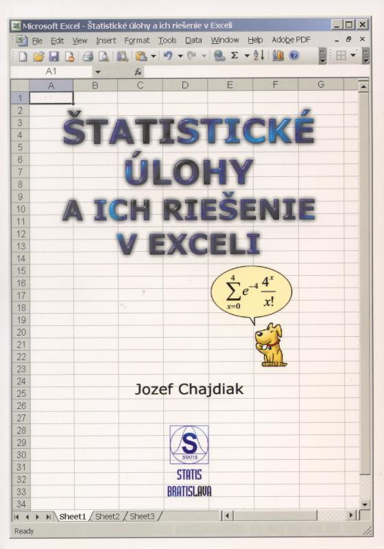 Kniha: Štatistické úlohy a ich riešenie v exceli - Jozef Chajdiak