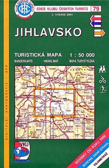 Kniha: Jihlavsko - Turistická mapa - edice Klub českých turistů 79kolektív autorov