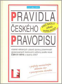 Kniha: Pravidla českého pravopisuautor neuvedený