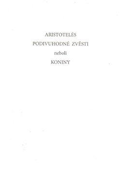 Kniha: Podivuhodné zvěsti neboli koninyautor neuvedený