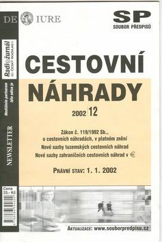 Kniha: Cestovní náhrady k 1.1.2002autor neuvedený