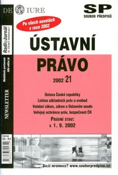 Kniha: Ústavní právo právní stav k 1.9.2002 - Martin Novotný