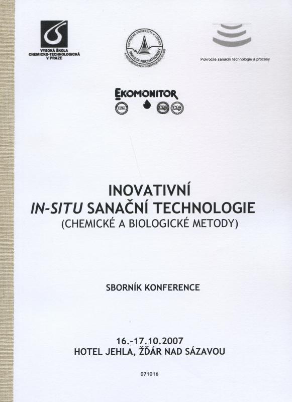 Kniha: Inovativní in-situ sanační technologieautor neuvedený