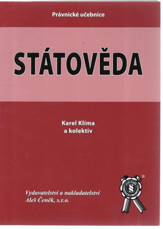 Kniha: Státověda - Karel Klíma