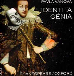 Kniha: Identita génia   Shakespeare/Oxford - Váňová, Pavla