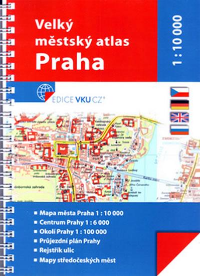 Kniha: Praha městský atlas 1:10 000autor neuvedený