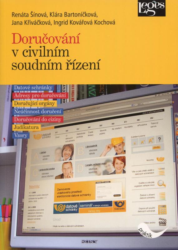 Kniha: Doručování v civilním soudním řízení - R. Šínová a kol.