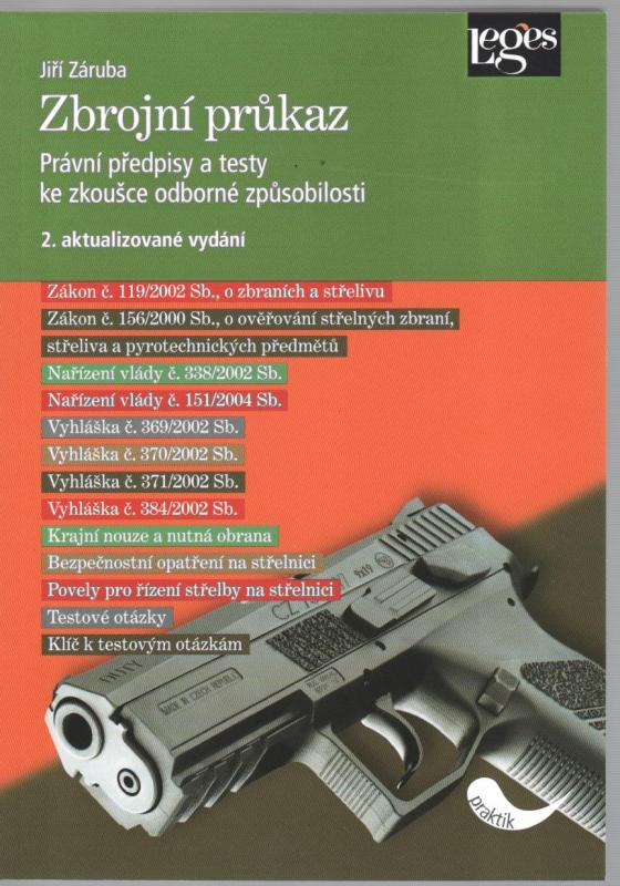 Kniha: Zbrojní průkaz - 2. aktualizované vydání - Jiří Záruba