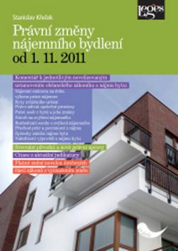 Kniha: Právní změny nájemního bydlení od 1. 11. 2011 - Stanislav Křeček