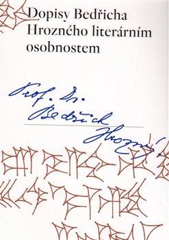 Kniha: Dopisy Bedřicha Hrozného literárním osobnostem - Velhartická, Šárka