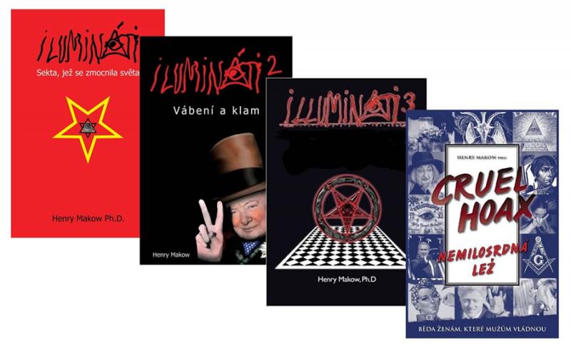 Kniha: Ilumináti 1,2,3 + Nemilosrdná lež (4 kni - Makow Henry