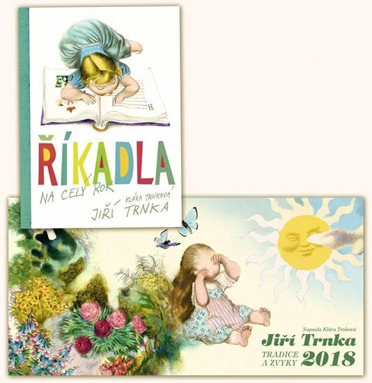 Kniha: Trnkův stolní kalendář 2018 + Říkadla na celý rok - Trnková Klára