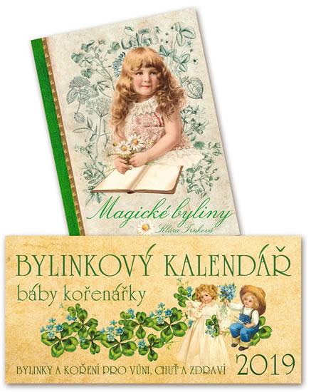 Kniha: Kalendář 2019 - Bylinkový + Magické bylinky - Trnková Klára