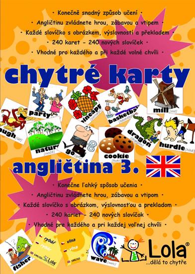Kniha: Chytré karty - Angličtina slovíčka 3autor neuvedený