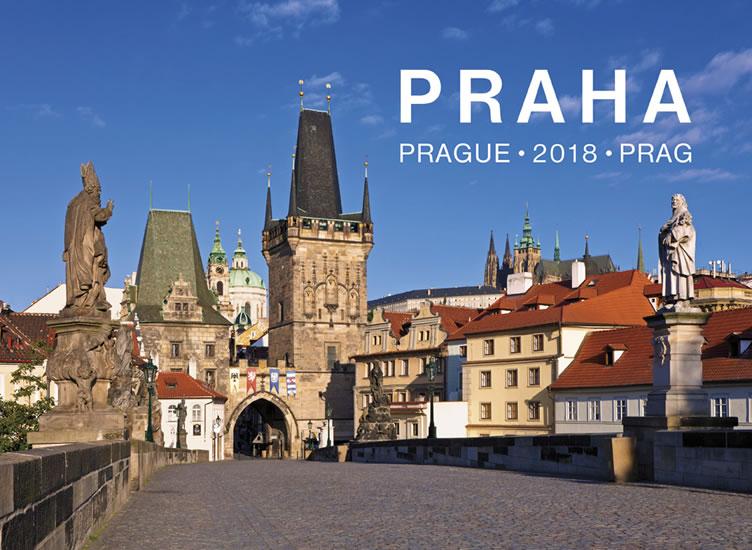 Kniha: Kalendář nástěnný 2018 - Praha – Prague, 33,5 x 29 cmautor neuvedený