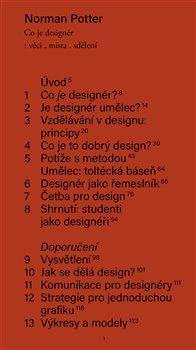 Kniha: Co je designér: věci, místa, sdělení - Potter, Norman