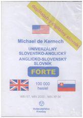 Kniha: CD-ROM Univerzálny slovensko-anglický anglicko-slovenský slovník FORTE - Michael de Kernech