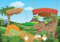 Dinosaury - Viac než 500 nálepiek , 8 obrázkov na ozdobenie, 8 strán maľovaniek