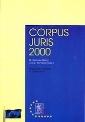 Kniha: Corpus Iuris 2000 - M. Delmas-Marty