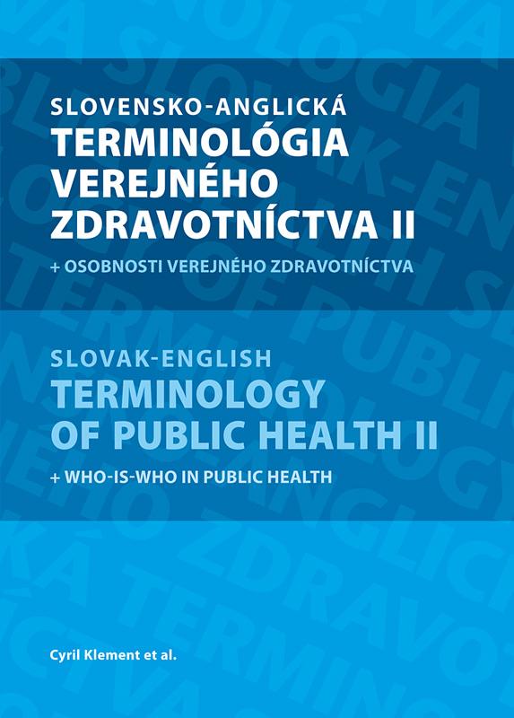 Kniha: Slovensko-anglická terminológia verejného zdravotníctva II. - Cyril Klement