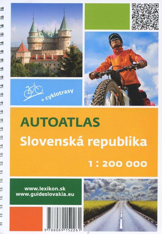 Kniha: Autoatlas Slovenská republika 1:200 000 + cyklotrasyautor neuvedený