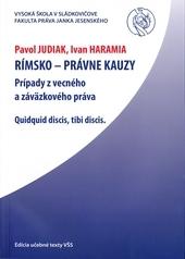 Kniha: Rímsko-právne kauzy - Pavol Judiak