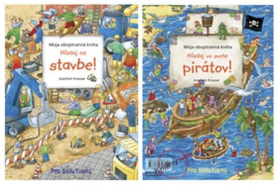 Kniha: Hľadaj na stavbe! / Hľadaj vo svete pirátov! - Krause Joachim
