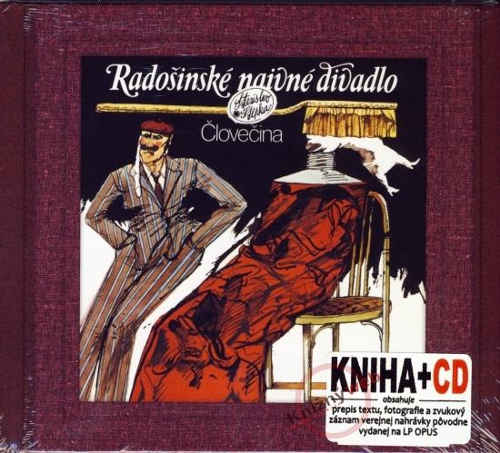 Kniha: Človečina - Radošinské naivné divadlo  (kniha+CD) - Štepka Stanislav