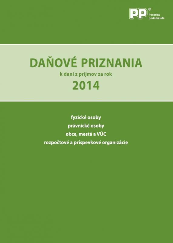 Kniha: Daňové priznania k dani z príjmov za rok 2014autor neuvedený