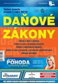 Daňové zákony 2013