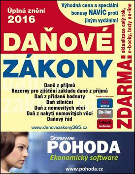 Kniha: Daňové zákony 2016autor neuvedený