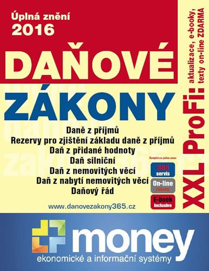 Kniha: Daňové zákony 2016 XXL ProFiautor neuvedený