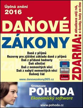 Kniha: Daňové zákony 2016autor neuvedený