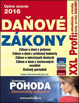 Kniha: Daňové zákony 2016autor neuvedený