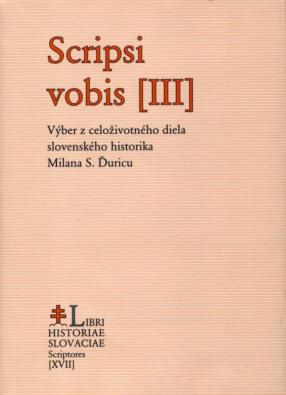 Kniha: Scripsi vobis III.autor neuvedený