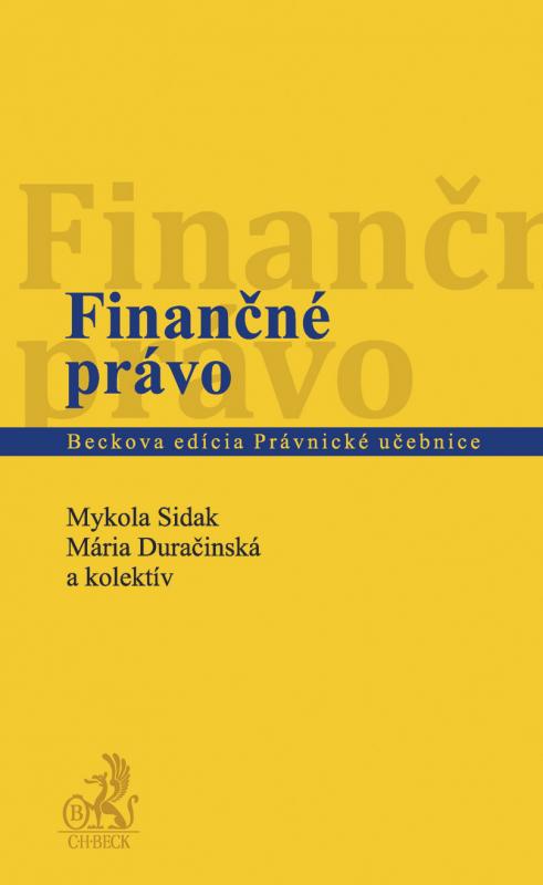 Kniha: Finančné právo - Mykola Sidak