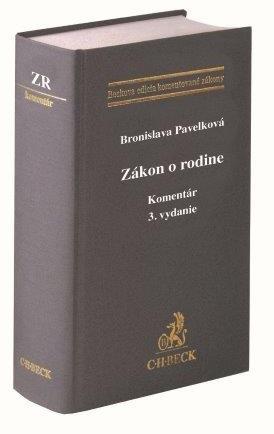 Kniha: Zákon o rodine. Komentár (3. vydanie) - Bronislava Pavelková