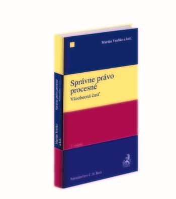 Kniha: Správne právo procesné. Všeobecná časť, 2. vydanieautor neuvedený