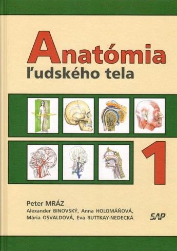 Kniha: Anatómia ľudského tela 1 - Peter Mráz