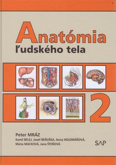 Kniha: Anatómia ľudského tela 2 - 4. vydanie - Mráz Peter