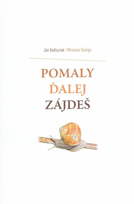 Kniha: Pomaly ďalej zájdeš - Košturiak, Miroslav Saniga Ján