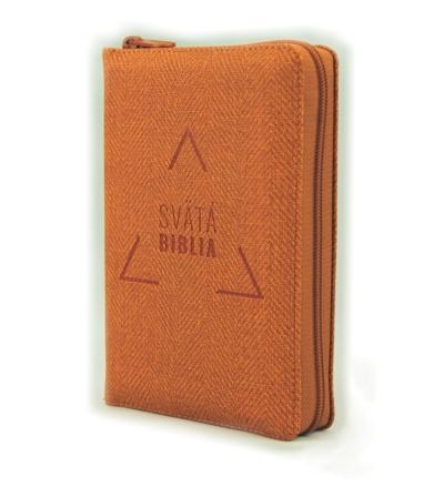 Kniha: Svätá biblia - Roháčkov preklad (2020) so zipsom, oranžová, vreckováautor neuvedený