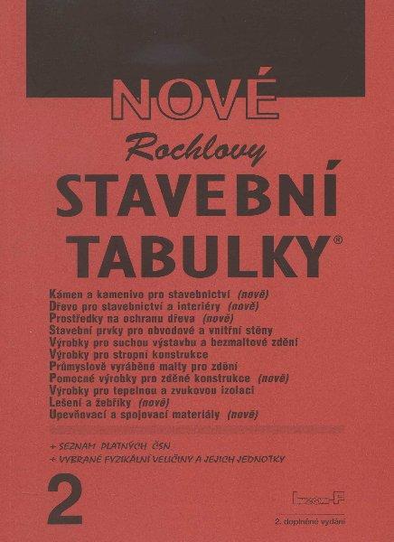Kniha: Nové Rochlovy stavební tabulky 2autor neuvedený