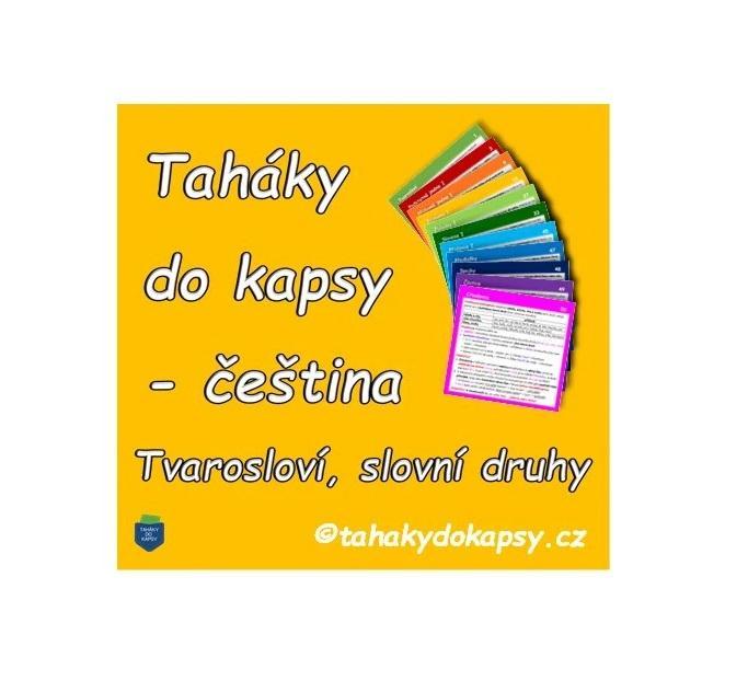 Kniha: Taháky do kapsy - Ćeština: Tvarosloví, slovní druhy (kartičky v krabičce) - Zelená Zuzana