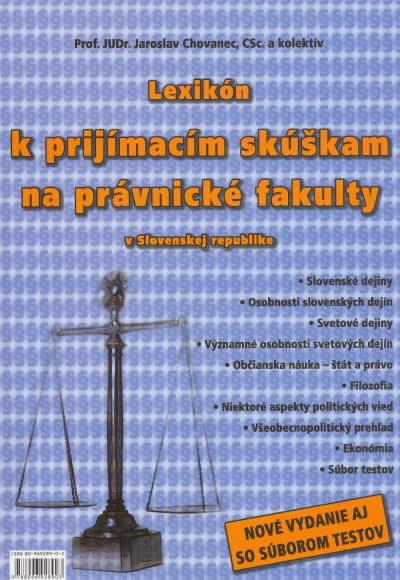 Kniha: Priímacie skúšky na právnickú fakultukolektív autorov