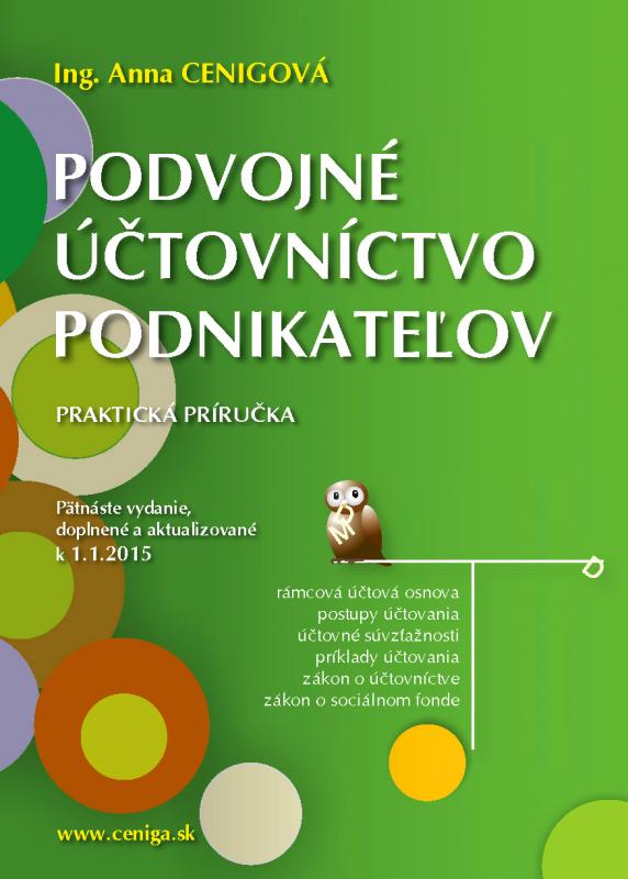 Kniha: Podvojné účtovníctvo podnikateľov 2015 - Anna Cenigová